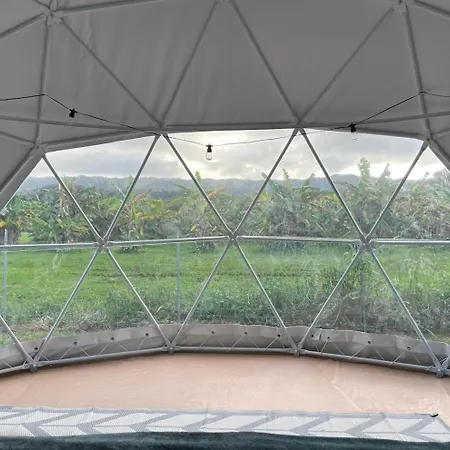 Spacious Dome Tent Glamping Camping Laie North Shore Oahu Exterior photo
