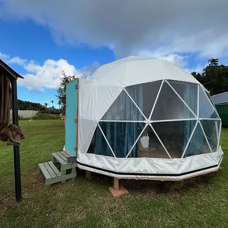 Spacious Dome Tent Glamping Camping Laie North Shore Oahu Exterior photo